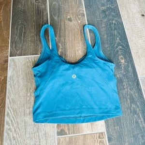 LULULEMON BLUE ALIGN TANK SIZE 0